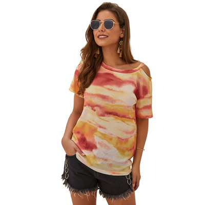 Bluză casual de damă cu mâneci scurte