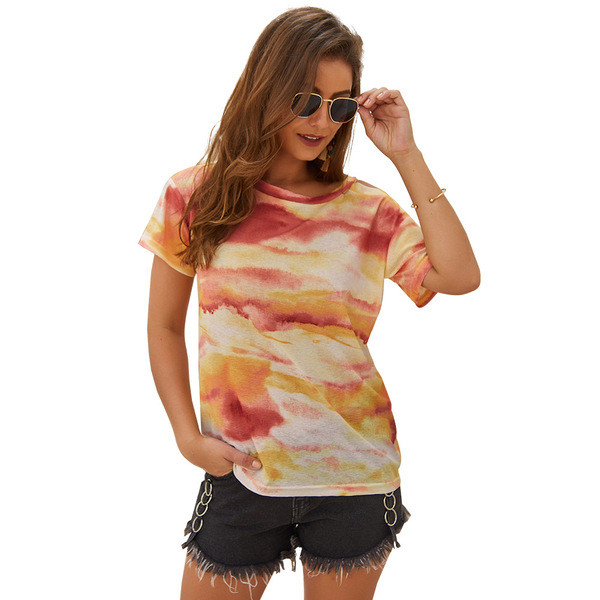 Bluză casual de damă cu mâneci scurte