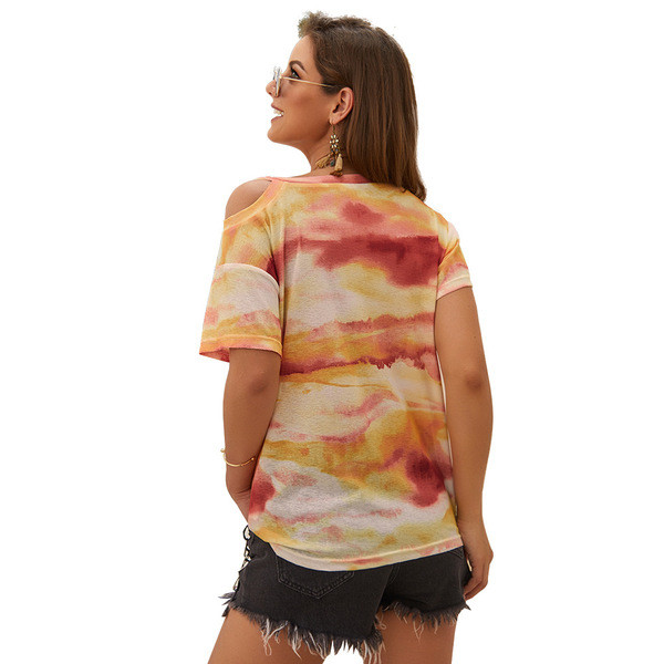 Bluză casual de damă cu mâneci scurte