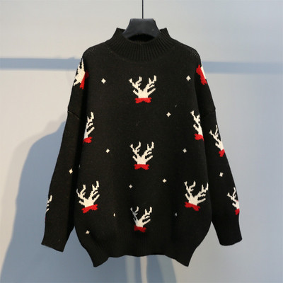 Pulover de iarna de dama cu guler inalt in mai multe culori