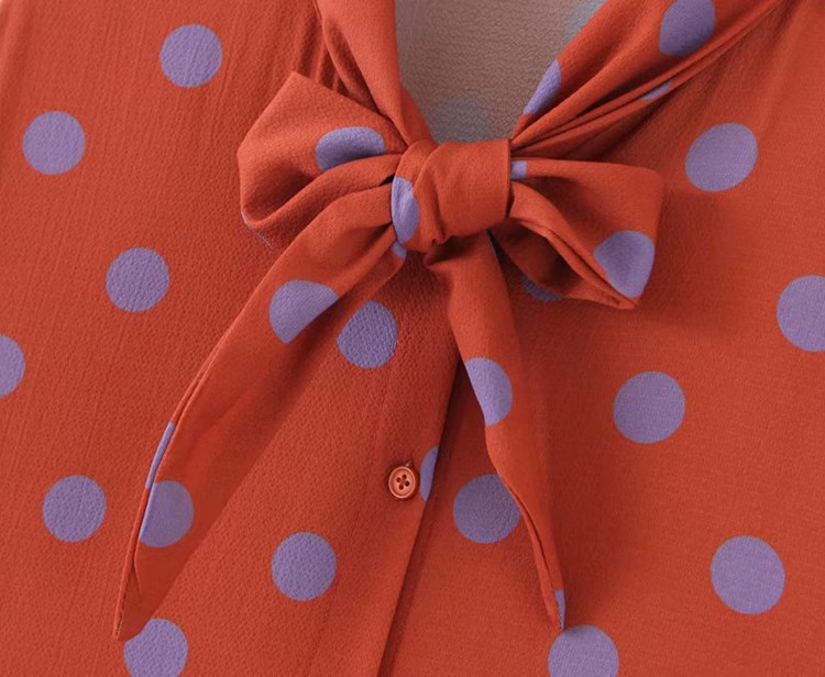 Alkalmi női ruha nyakkendővel - szabású modell