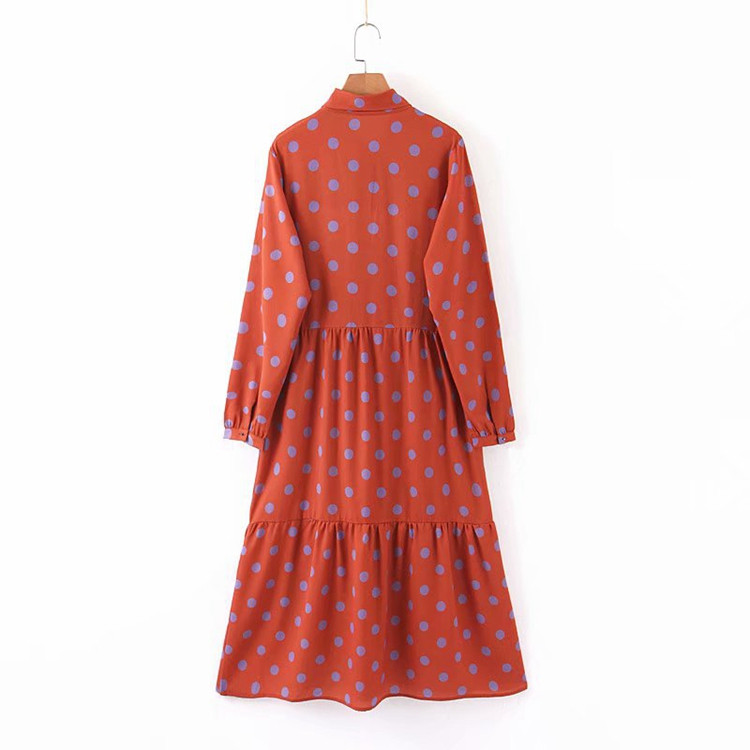 Alkalmi női ruha nyakkendővel - szabású modell