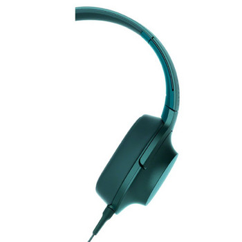 Слушалки EXTRA BASS MDR-100AAP  с микрофон и дължина на кабел 1.2 m - зелен цвят