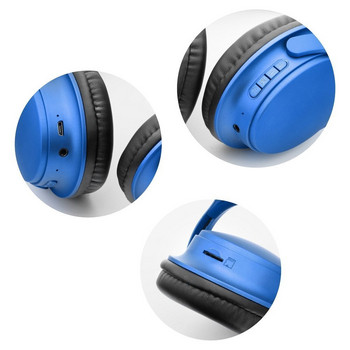 Безжични слушалки Quiet Comfort MS-K10, Bluetooth версия 5.0, поддръжка карта памет - син цвят