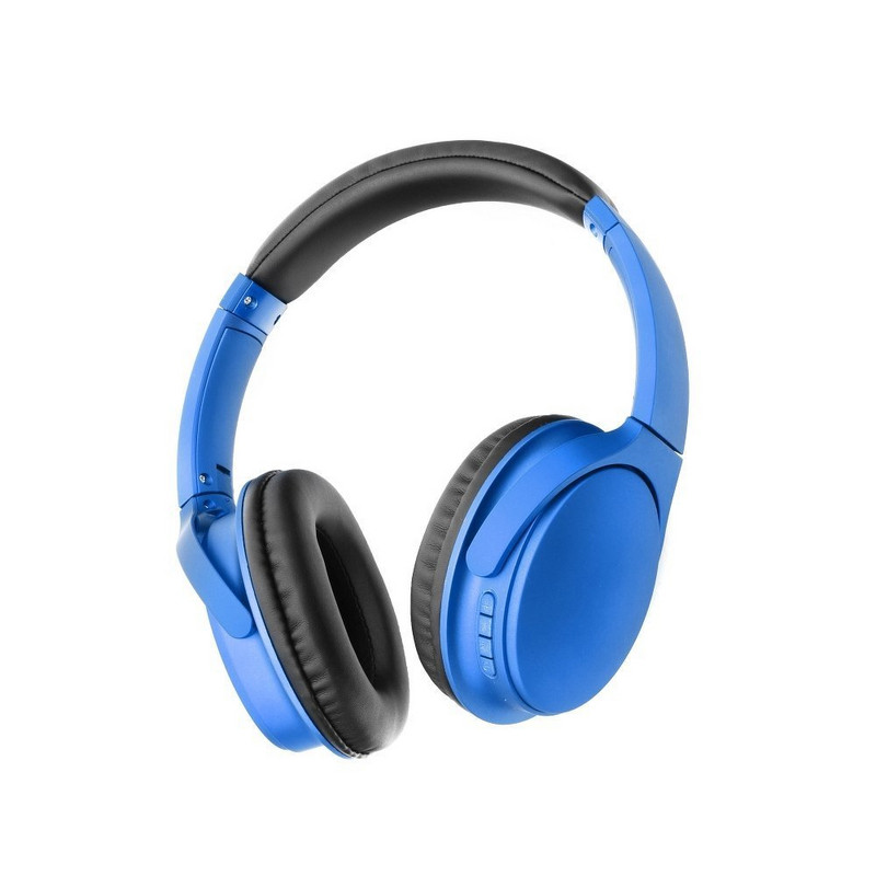 Ασύρματο ακουστικό Quiet Comfort MS-K10, Έκδοση Bluetooth 5.0, Υποστήριξη κάρτας μνήμης - Μπλε