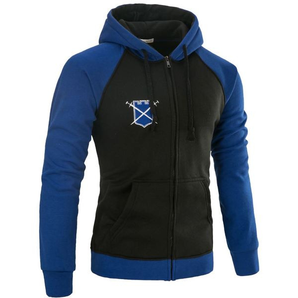 Hanorac casual barbatesc cu fermoar si gluga in mai multe culori
