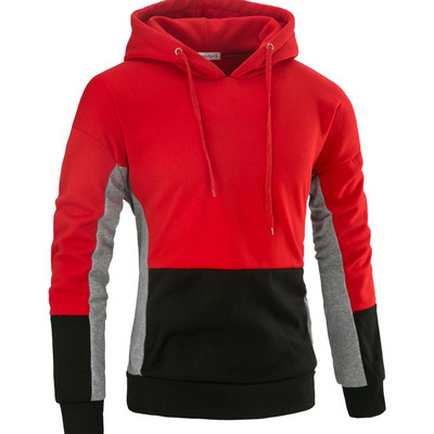 Napi férfi pulóver kapucnival, három színben