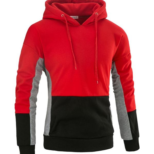 Napi férfi pulóver kapucnival, három színben