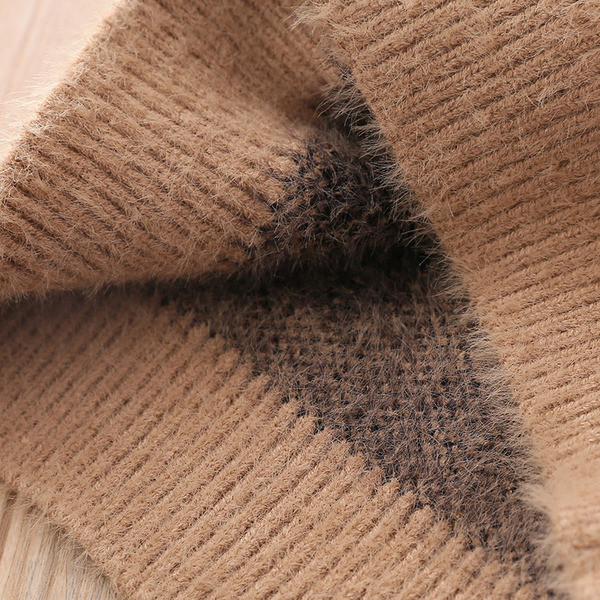 Model nou de pulover pentru copii cu guler polo cu model maro