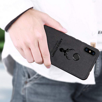 Противоударен силиконов калъф с гръб наподобяващ кожа за Xiaomi RedMi Note 5 Черен - Reer case