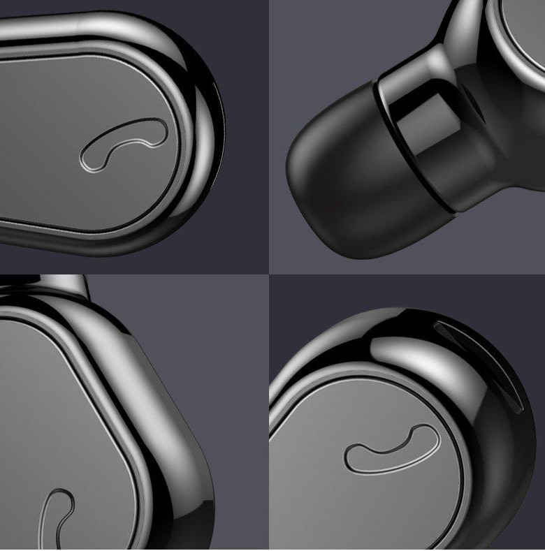 Ασύρματο ακουστικό bluetooth M8 με χρόνο ομιλίας έως και 5 ώρες και αυτόματη συνδεσιμότητα - μαύρο χρώμα