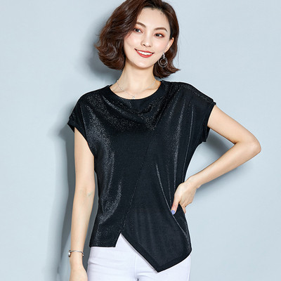 Μοντέρνο γυναικείο T-shirt με τρία χρώματα