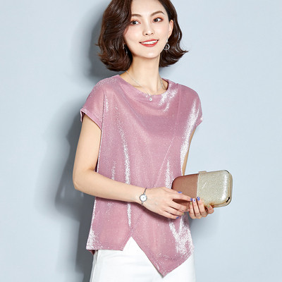 Μοντέρνο γυναικείο T-shirt με τρία χρώματα