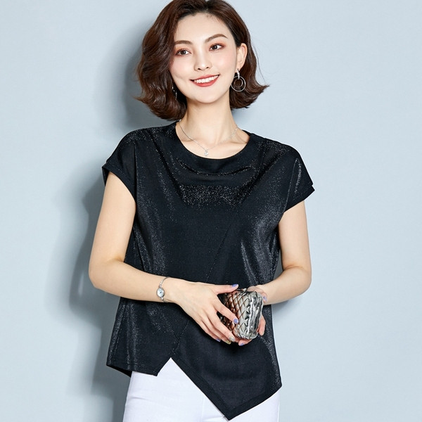 Μοντέρνο γυναικείο T-shirt με τρία χρώματα