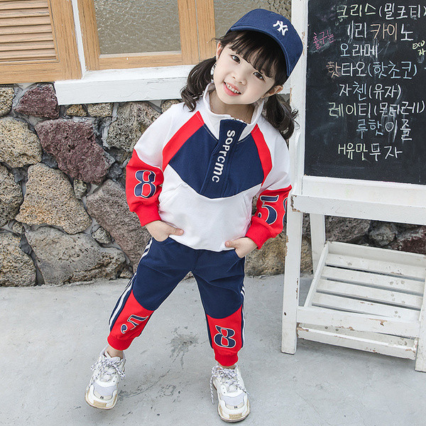 Sportos gyerek szett két színben - lányoknak