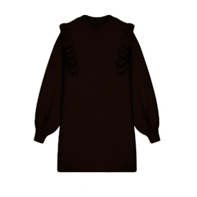 Μοντέρνο γυναικείο  φόρεμα για το φθινόπωρο με μακριά μανίκια