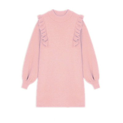 Μοντέρνο γυναικείο  φόρεμα για το φθινόπωρο με μακριά μανίκια