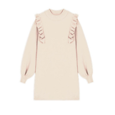 Μοντέρνο γυναικείο  φόρεμα για το φθινόπωρο με μακριά μανίκια