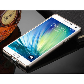 Метален калъф за телефон с огледален гръб за Samsung J5 2016 в черен цвят