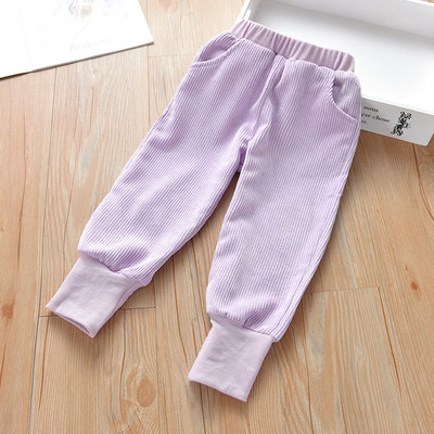 Παιδικά καθημερινά παντελόνια για κορίτσια με τσέπες σε διάφορα χρώματα