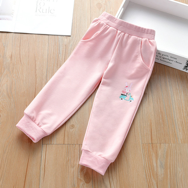 Αθλητικά παντελόνια για κορίτσια με εφαρμογή σε τρία χρώματα