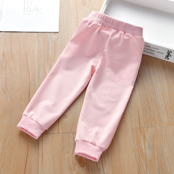 Αθλητικά παντελόνια για κορίτσια με εφαρμογή σε τρία χρώματα