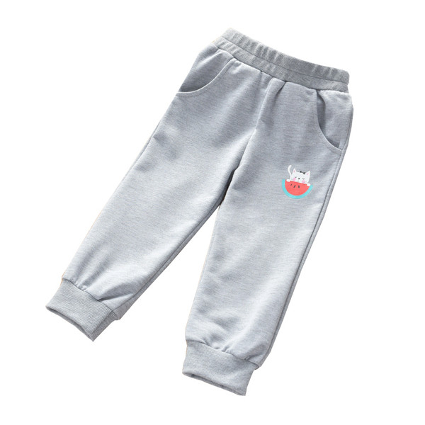 Αθλητικά παντελόνια για κορίτσια με εφαρμογή σε τρία χρώματα