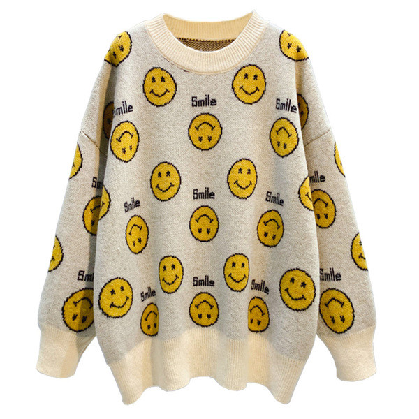 Női pulóver színes hímzéssel több színben