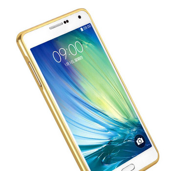 Метален калъф за телефон с огледален гръб за Samsung J5 2016 в златист цвят