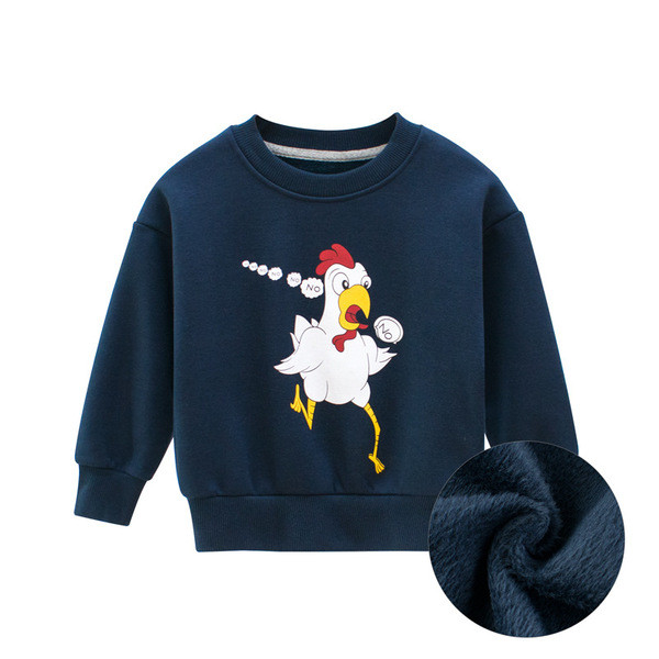 Gyermek blúz rátéttel és hosszú ujjal - fiúknak