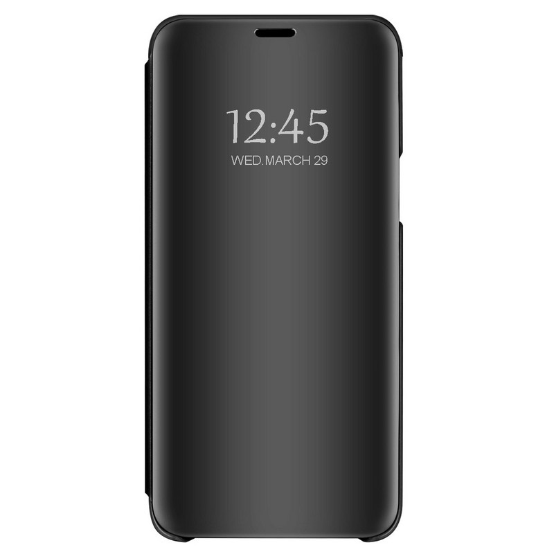 Огледален калъф модел Flip за телефон Xiaomi Redmi Note 4 в черен цвят