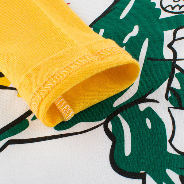 Καθημερινή παιδική  μπλούζα  για αγόρια με εφαρμογή και O-λαιμό