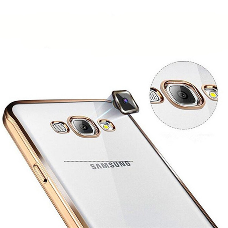 Ütésálló szilikon tok Samsung galaxy J3-hoz - arany színben