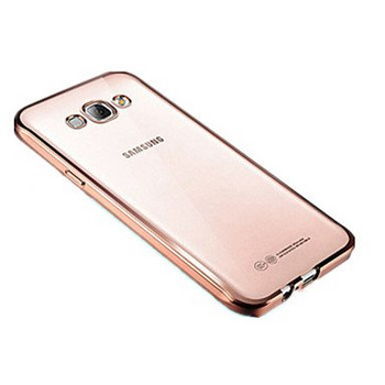 Θήκη σιλικόνης για κραδασμούς Samsung Galaxy J3 - σε ροζ χρώμα