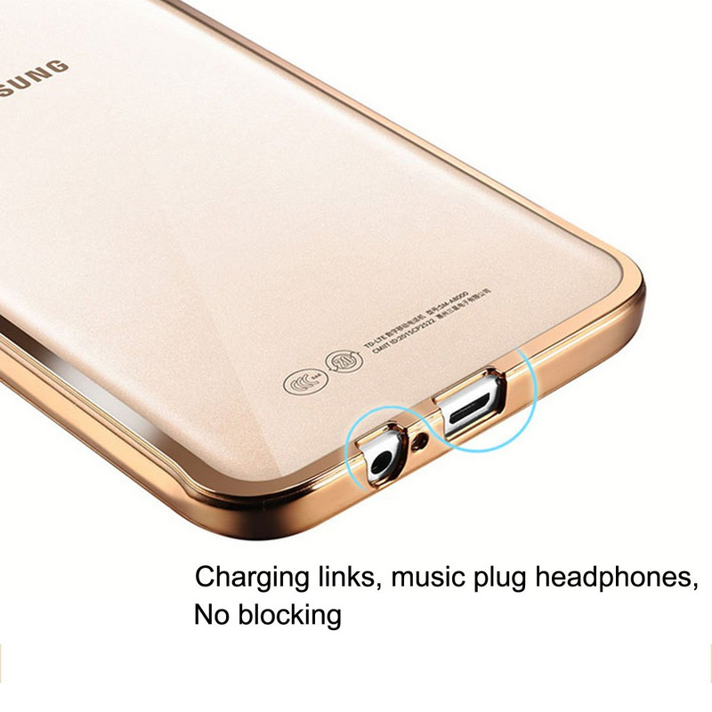 Θήκη σιλικόνης για κραδασμούς Samsung Galaxy J3 - σε ροζ χρώμα