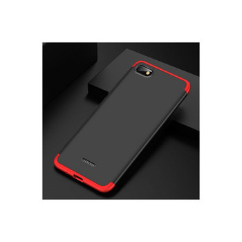 Защитен калъф тип протектор за Xiaomi Redmi 6A, Черен/Червен