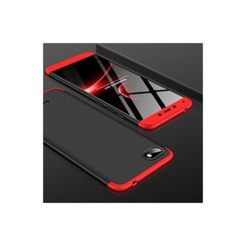 Защитен калъф тип протектор за Xiaomi Redmi 6A, Черен/Червен