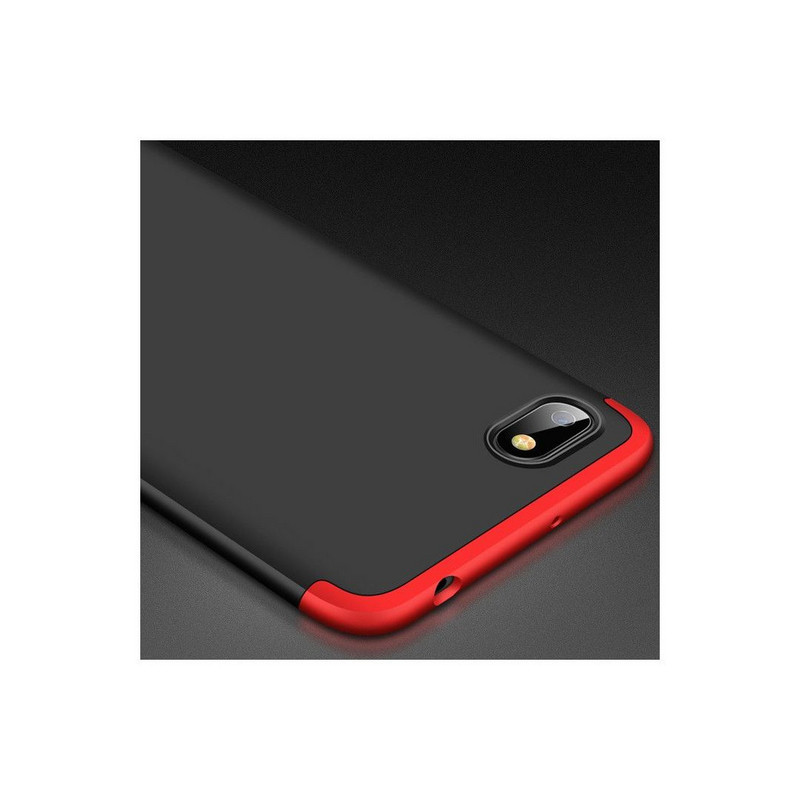 Защитен калъф тип протектор за Xiaomi Redmi 6A, Черен/Червен