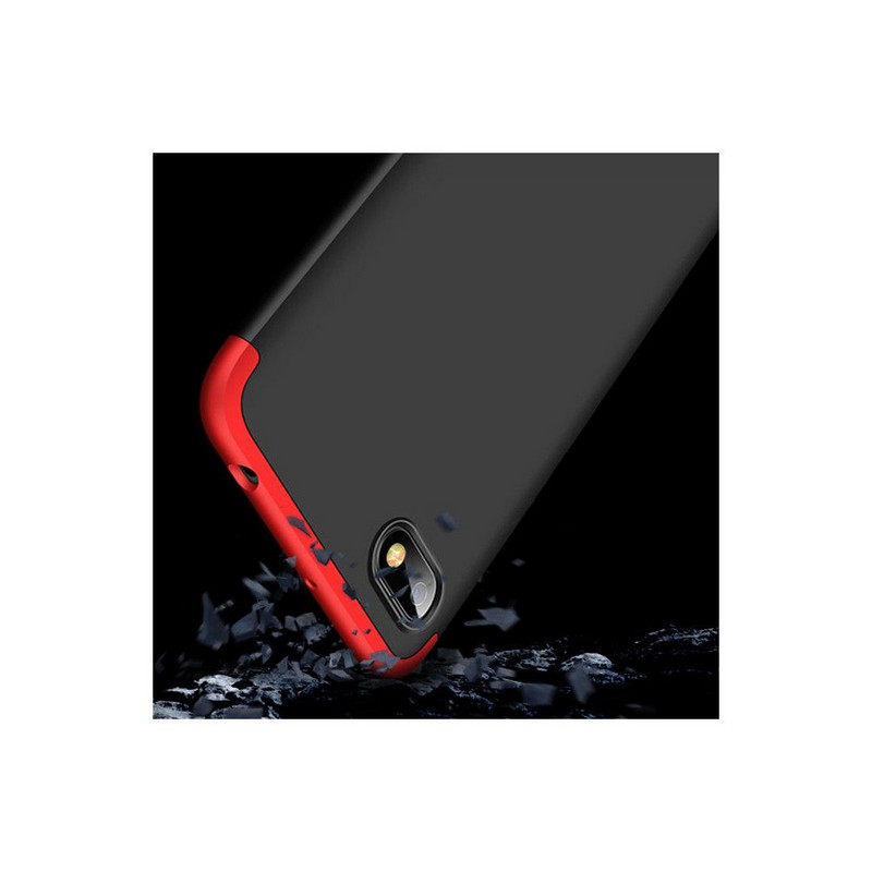 Защитен калъф тип протектор за Xiaomi Redmi 6A, Черен/Червен