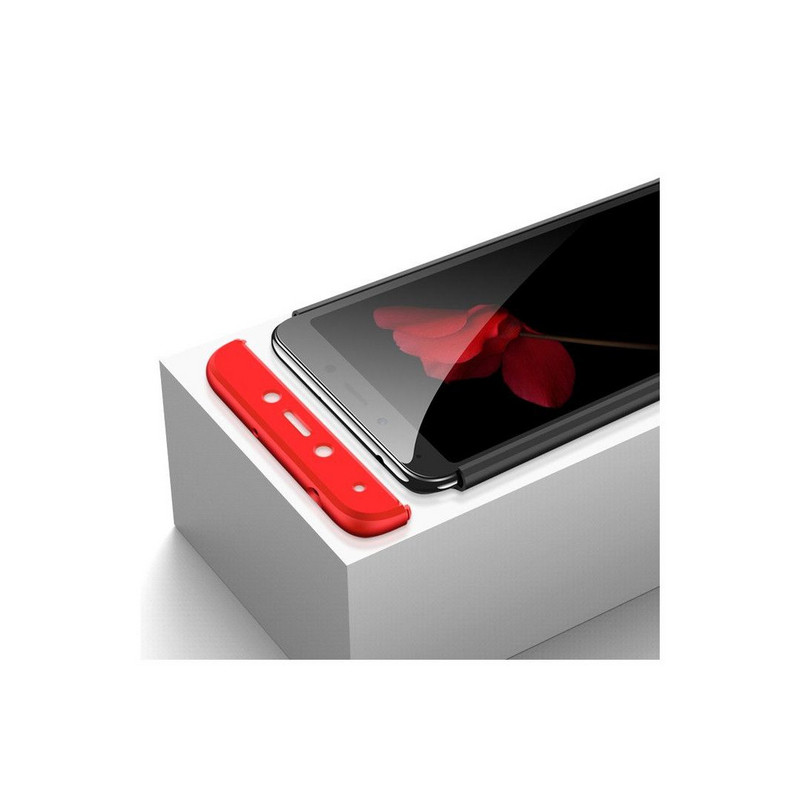 Защитен калъф тип протектор за Xiaomi Redmi 6A, Черен/Червен