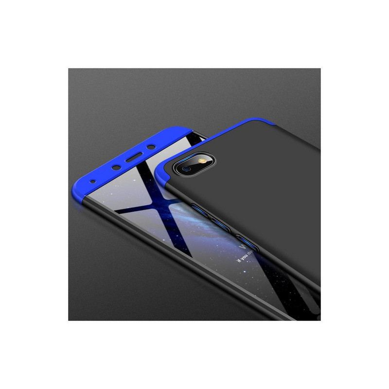Προστατευτικό προστατευτικό τύπου θήκης για Xiaomi Redmi 6A, Μαύρο / Μπλε