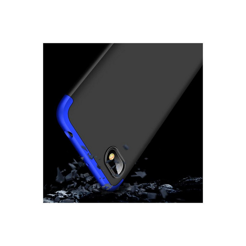 Προστατευτικό προστατευτικό τύπου θήκης για Xiaomi Redmi 6A, Μαύρο / Μπλε