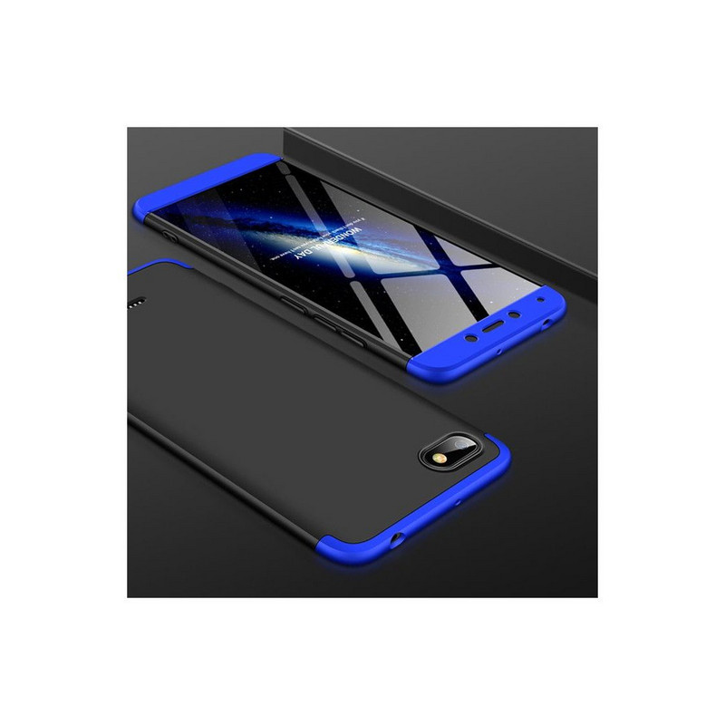 Προστατευτικό προστατευτικό τύπου θήκης για Xiaomi Redmi 6A, Μαύρο / Μπλε