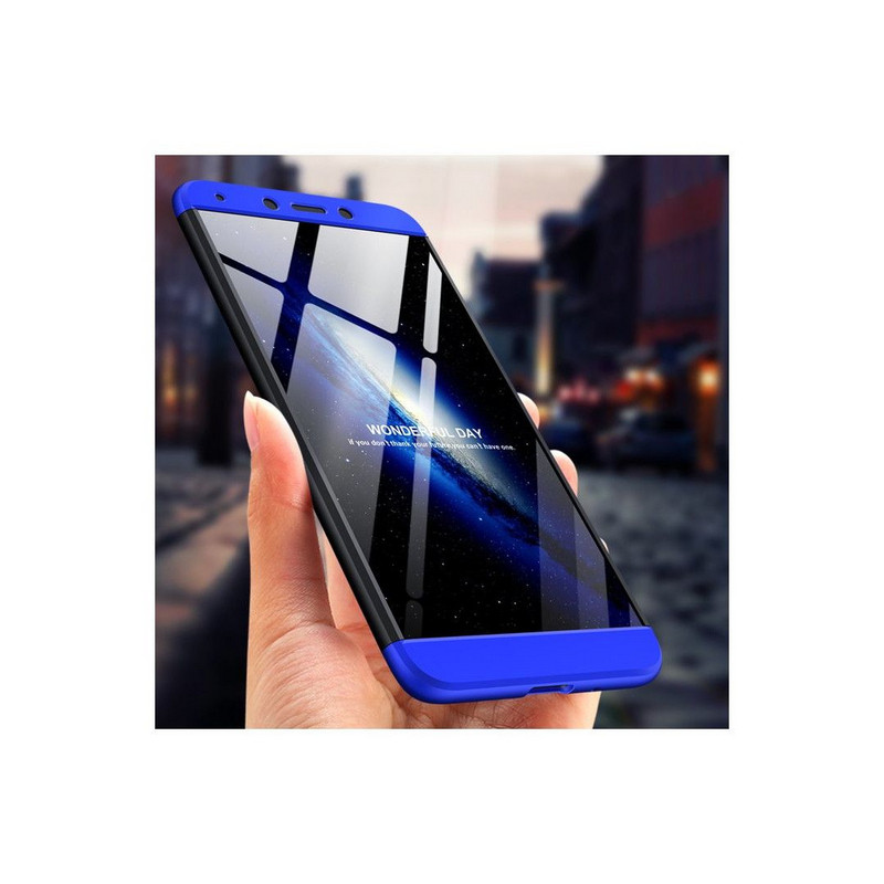 Προστατευτικό προστατευτικό τύπου θήκης για Xiaomi Redmi 6A, Μαύρο / Μπλε