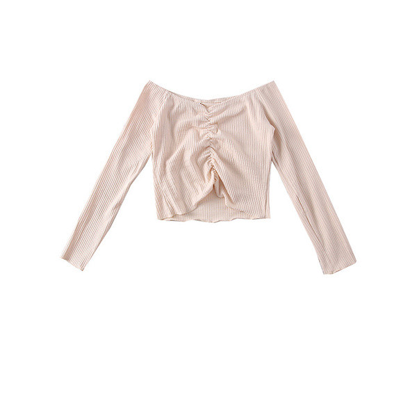 Νέο μοντέλο καθημερινή  γυναικεία  μπλούζα με γυμνούς ώμους