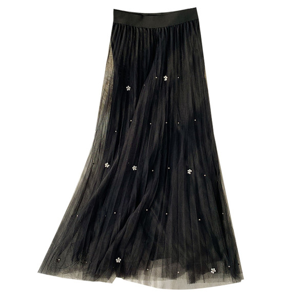 Női szoknya tüll és gyöngyökkel több színben