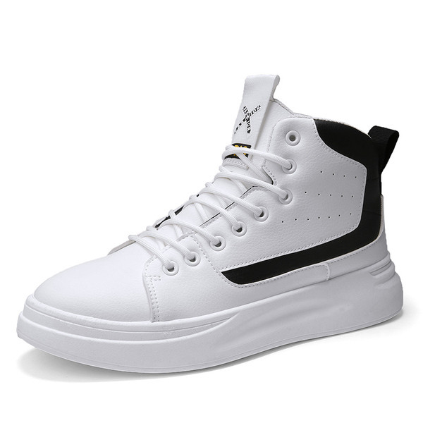 Aktuális férfi tornacipő három színben, öko bőrből