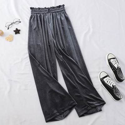 Μοντέρνο γυναικείο παντελόνι με ψηλή  μέση σε διαφορετικά χρώματα