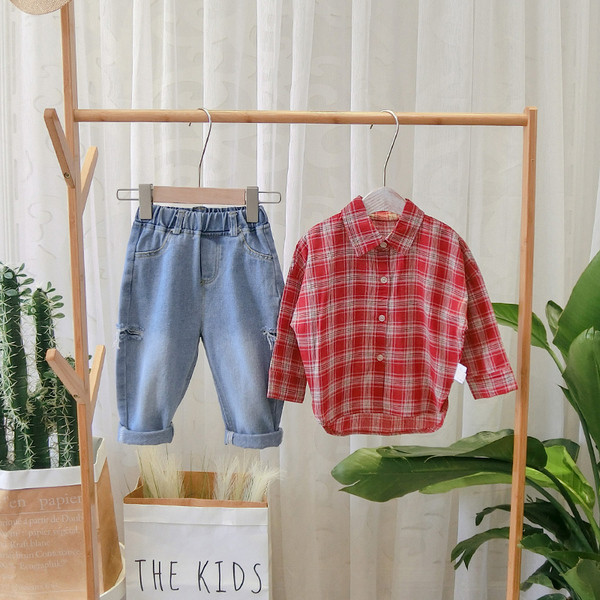 Camasa pentru copii model nou cu guler clasic si nasturi in mai multe culori