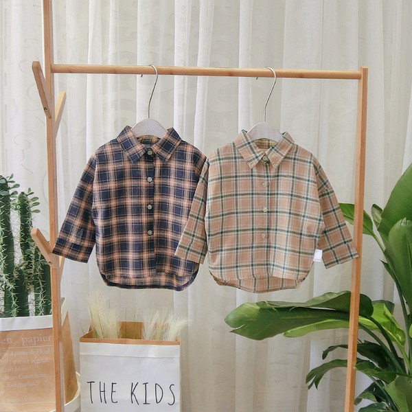 Camasa pentru copii model nou cu guler clasic si nasturi in mai multe culori